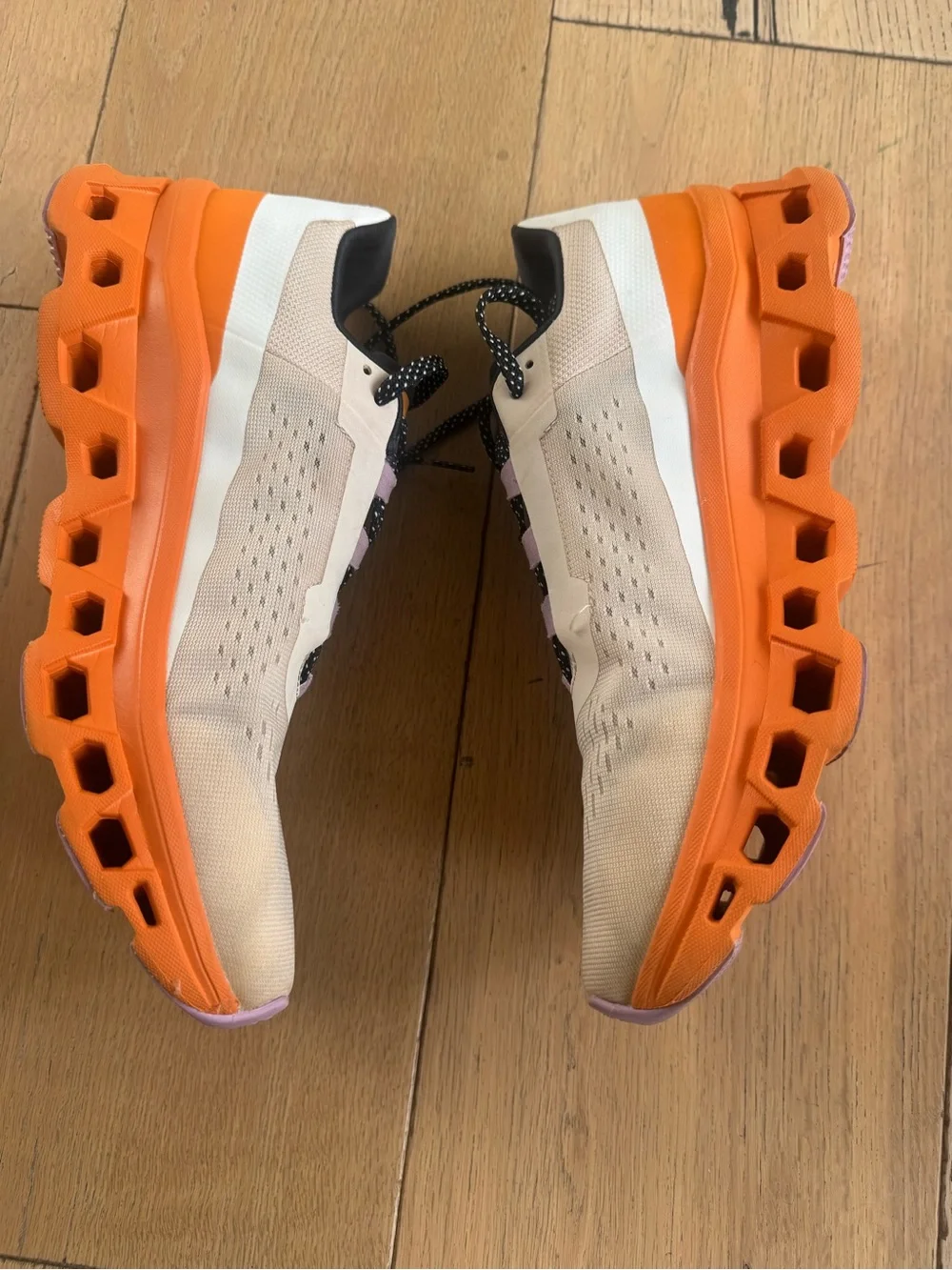 On Running Women's 11M - Cloudmonster Lace Up Running Sneaker in Turmeric/Fawn